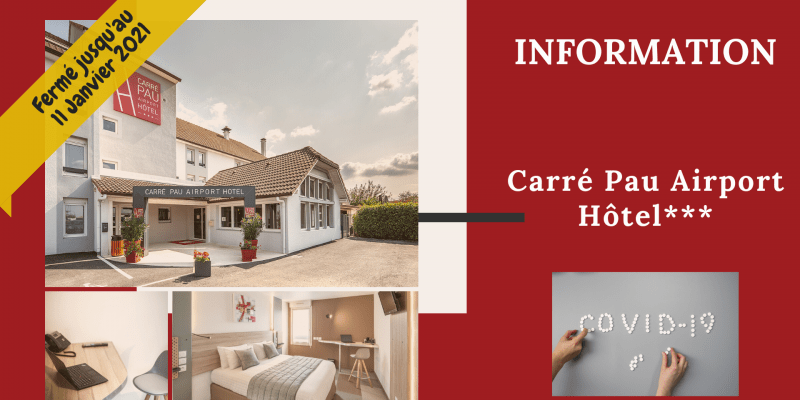 FERMETURE CARRE PAU AIRPORT HOTEL***